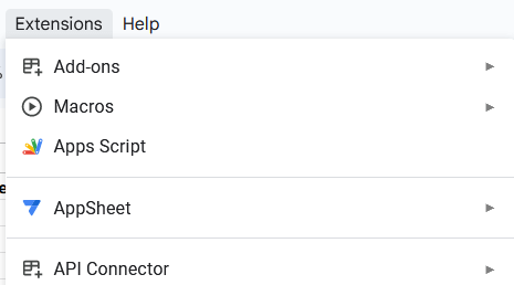 how to use google sheets add-ons extensions